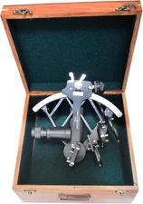 Tamaya Sextant 1712 9" Black Marine Navigation Tool Working Nautical Gift Item