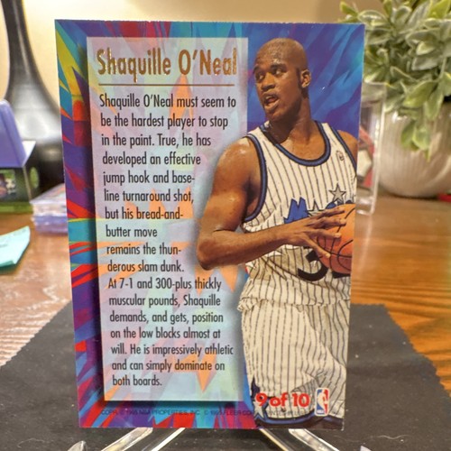 Fleer 1995-96 Fleer Ultra Ultra Power Shaquille O'Neal Magic #9 Inserto - Imagen 2 de 7