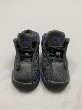 Jordan Air Jordan 13 Shoes Toddler Size 4C Black Purple Sneakers 414581-015