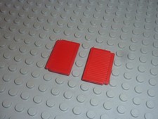 2 x LEGO Window 1x2x3 Shutter Réf.3856 Red Set 6285/105/4030/7730/6382/5571/1525