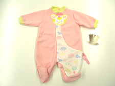 COUNTRY BABY Outfit Girls 3 Mos Small Pink Giraffe One-Piece Footies NWT Vtg
