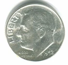 1952 Silver Roosevelt Dime !!  Mint State !!