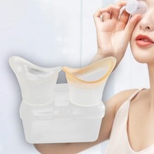 Augenspülbecher, tragbares Silikon-Augenspülbecher-Set zur Reinigung von