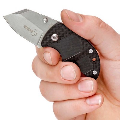 Böker Plus DW-2   Kompaktes Boxcutter Taschenmesser mit Clip und Nylonetui