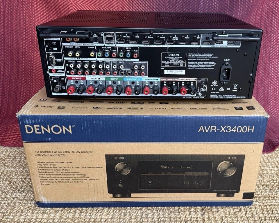 Denon AVR-X3400H 7.2 AV Heimkino Receiver - Bild 4 von 4