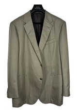 Ermenegildo Zegna Sea Island Cotton "Easy Light" Cotton Linen Blazer Jacket 48
