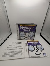 Nintendo DS My Word Coach Game Case And Manual Only NO GAME