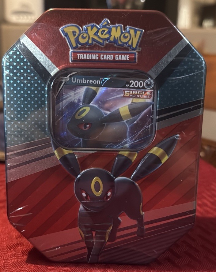 Pokemon V Heroes - 4 pack UMBREON V Tin - NEW FACTORY SEALED