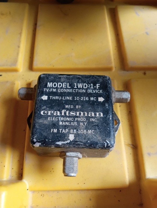 Craftsman TV FM Connection Device 1wd-1-F