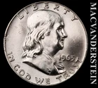 1963-D Franklin Half Dollar- Choice Gem Brilliant Unc- Luster- No Reserve #L5663