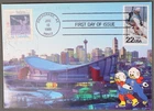 Mayfairstamps US FDC 1988 Canada Skiing Mixed Franking combination First day cov
