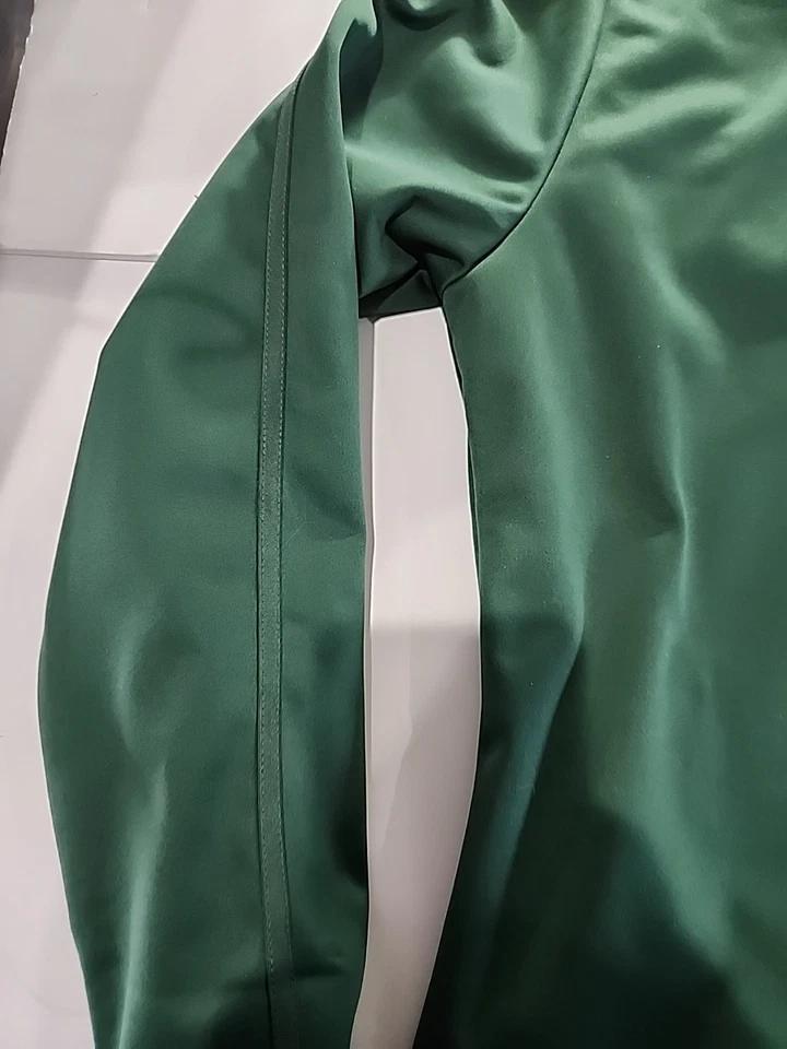 Chaqueta ANTIGUA MBL A's Mujer Cremallera Completa Verde Talla Pequeña Forrada de Vellón  Foto 4 de 4