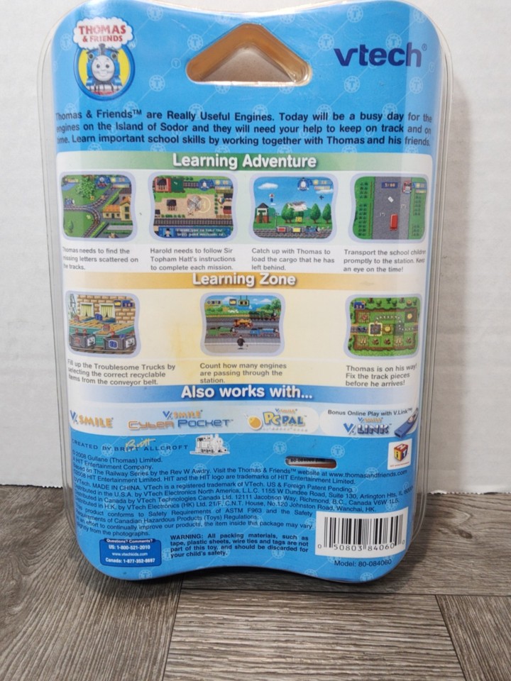 VTech V Motion Thomas & Friends Engines Working Together VSmile 3-5 ...