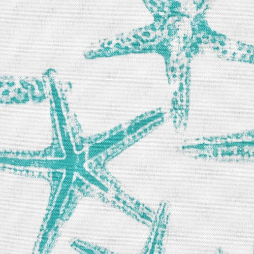 Aqua Blue Table Runner Nautical Coastal Living Starfish BeachHouse Home Decor - Picture 5 of 14