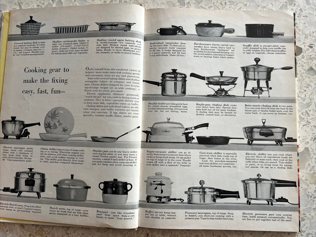 Better Homes &amp; Garden Casserole Cookbook One Dish Meals 1961 