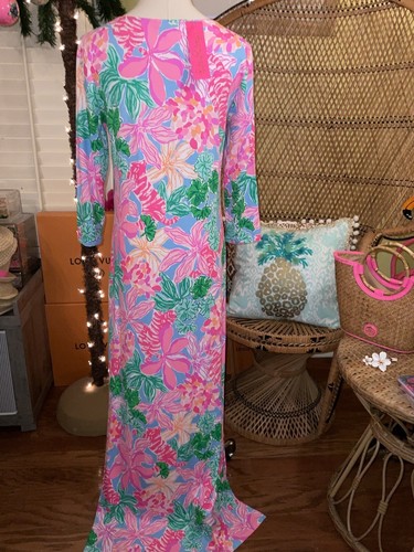 Lilly Pulitzer NWT Morgann Maxi Dress Tigers Lair SIze L,XL - Picture 19 of 24
