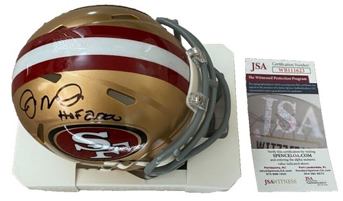 Joe Montana Autographed San Francisco 49ers Full Size Replica  display picture 1