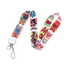 Animal Crossing Game Characters Themed Multicolor ID Badge Holder Lanyard