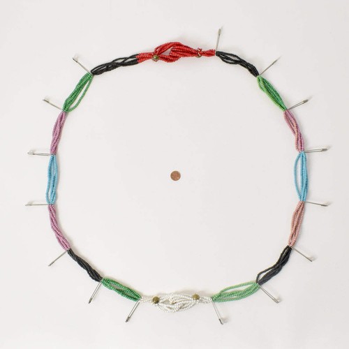 Zulu Isijolane Necklace Sead Beads Msinga Region South Africa Sidley Collection - Picture 9 of 9