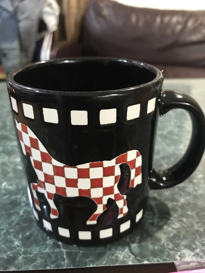 Caneca de café waechtersbach vintage 3D. Caneca com estampa Art Deco - B118 - Imagem 4 de 4