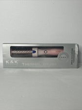 K K 1.5 Inch Thermal Brush Heated Curling Brush Ceramic Tourmaline Ionic. Sealed