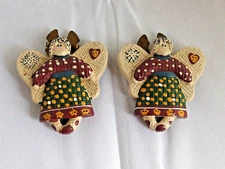 Quacker Factory Set of 2 Vintage Angel Button Covers