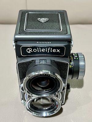 New Rollei Rolleiflex 4.0FW TLR Camera Prototype Black Lizard