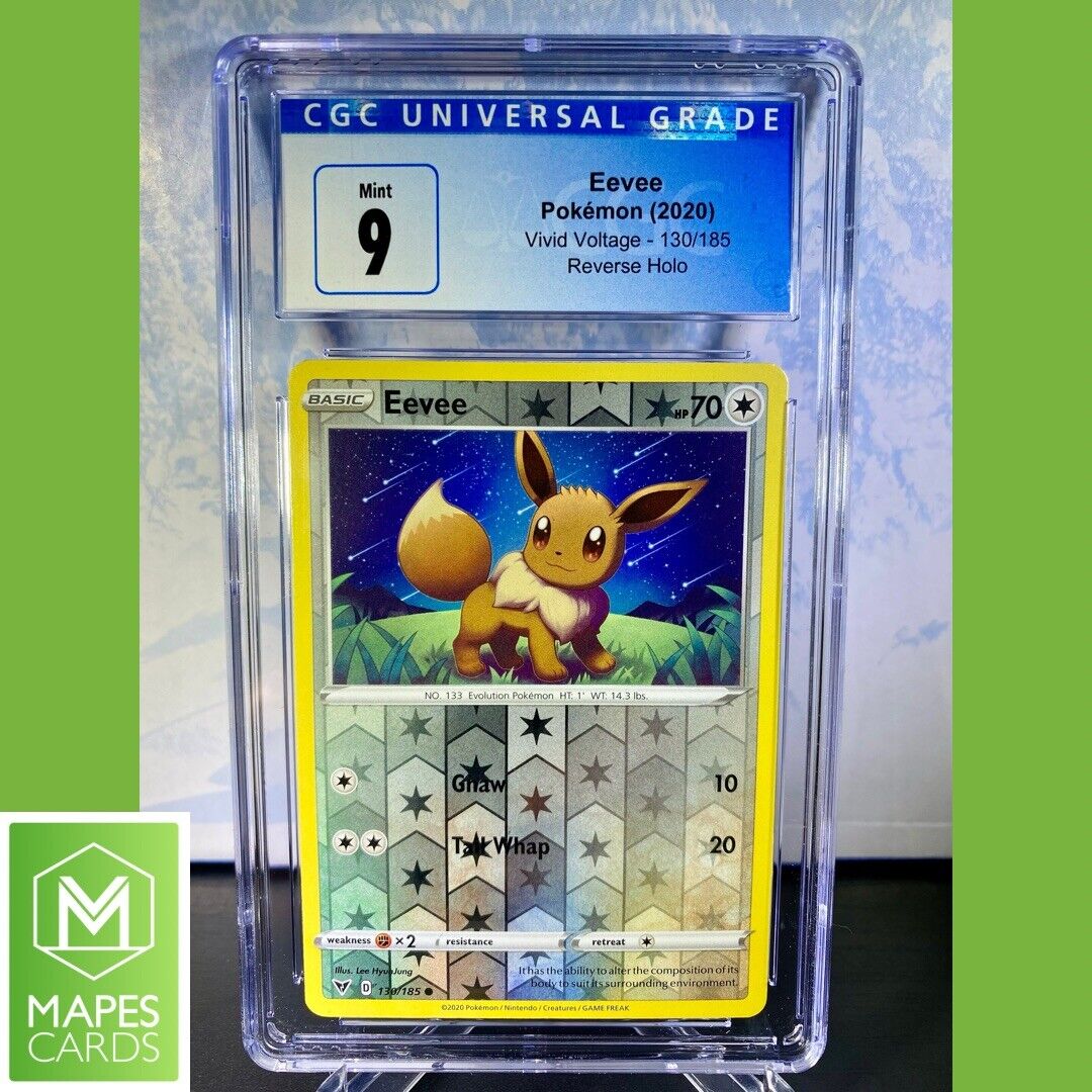 Eevee 130/185 NM - Vivid Voltage Pokemon Card - $2 Combined Shipping