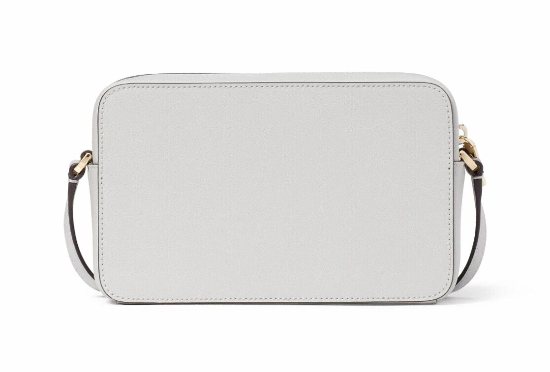 New Kate Spade Sienna Crossbody bag Leather Platinum Grey