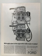 Fordadv198 Advertisement 1963 Ford Dual Quads 427ci V-8 Feb 1963