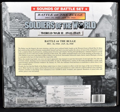 12" Soldiers of the World Battle of the Bulge Sounds WW II US Army 2 Figure Set - Picture 12 of 16