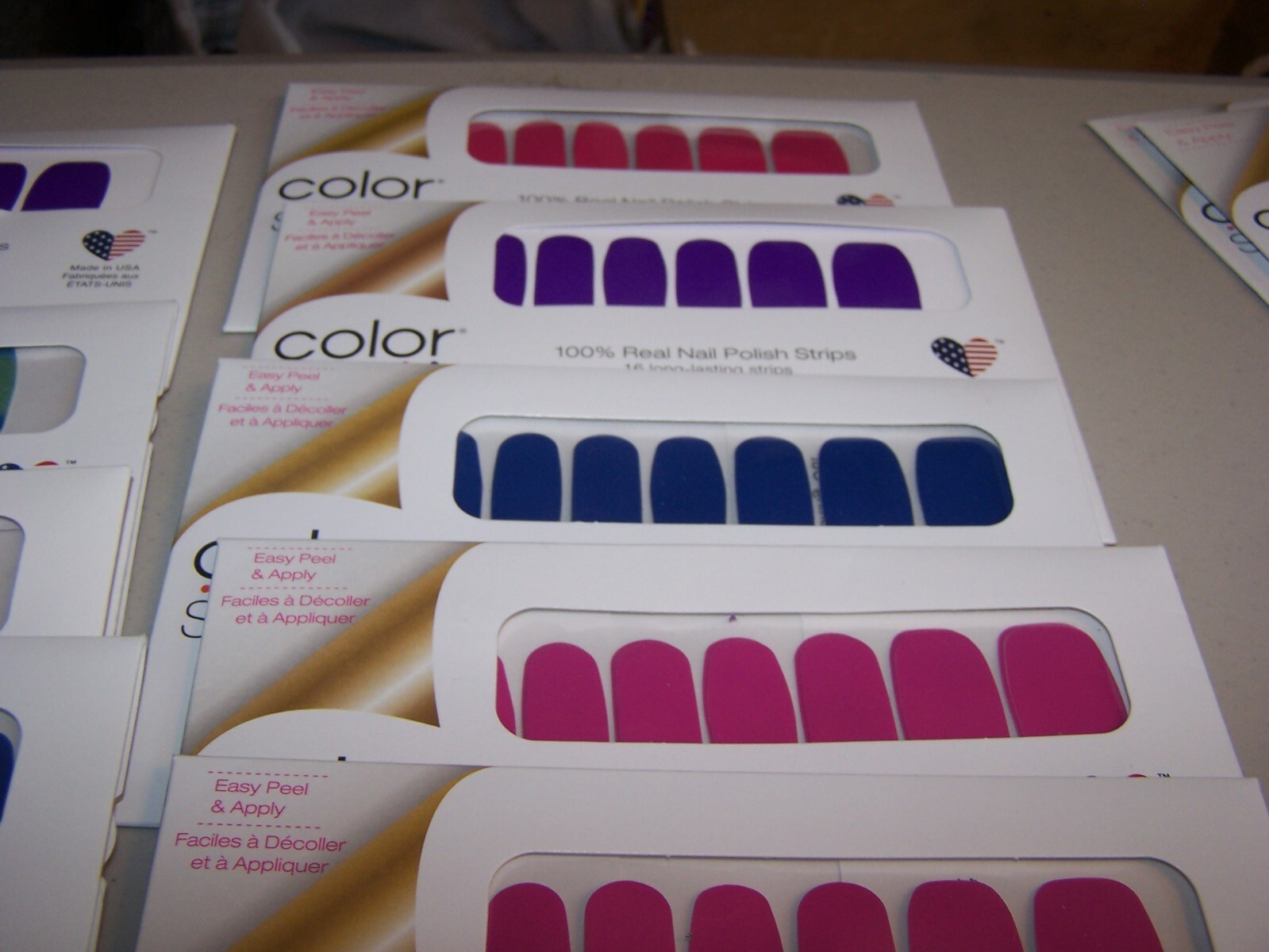 Mixed Lot of 13 Color Street Nail Polish Strip Sets NEW NOT OPENED eBay