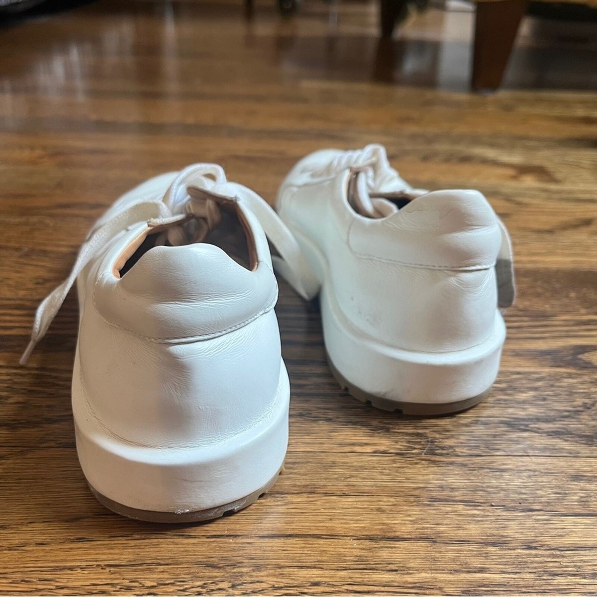 Jil Sander White Leather Sneakers 36 | eBay