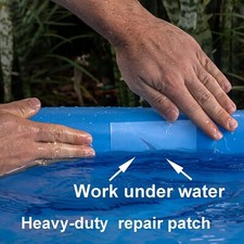 Vinyl Repair Patch Kit Water Air Mattress Blow Vinyl product Work Under Water
