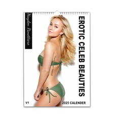 Sexy Erotic Female Celebs Beauties Hot 2027 personalised Calendar Choose Start