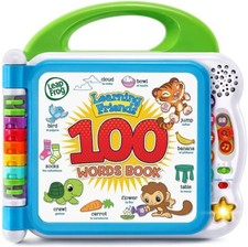 LeapFrog Learning Friends Spanish  English 100 Word Book Pre-School 18 Months 