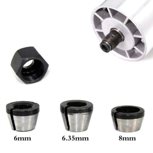 6/6.35/8mm Collet Chuck With Nut Engraving Trimming Machine High Precision  WR - Afbeelding 1 van 15