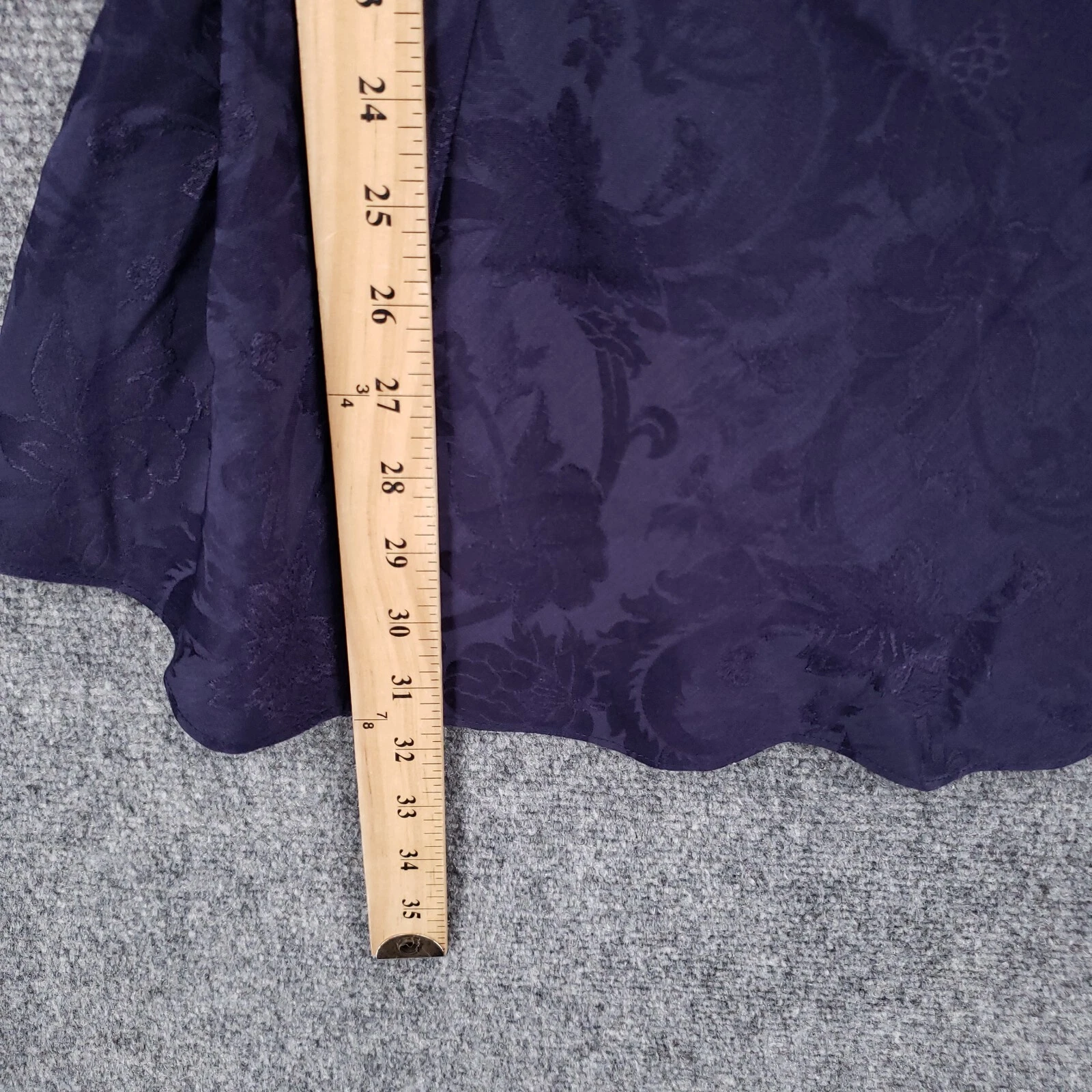 UNDERCOVER VINTAGE Victorias Secret abito slip donna S piccolo viola mini floreale scollo a V cami