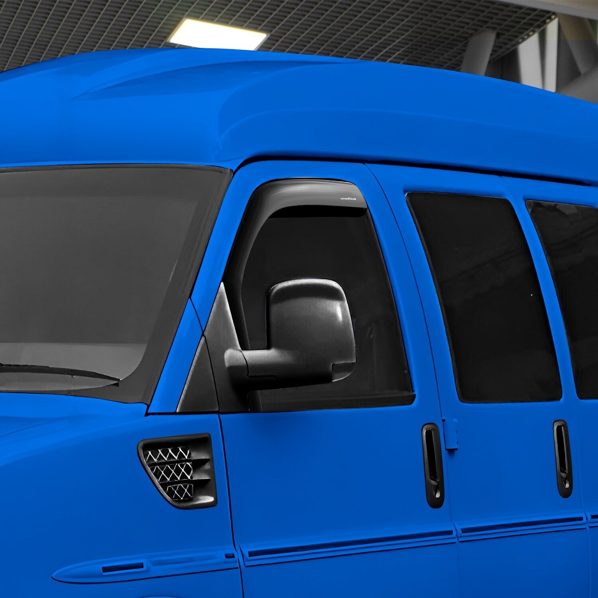 KAYZT Parasol para Parabrisas para 1996-2025 2026 Che-vrolet/Chevy Express Furgoneta de Carga Cargo Van 1500, 3500, 4500, LS, LT Parasol Plegable para Ventana Delantera Ajuste Personalizado Accesorios