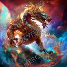 Dragon - Digital AI Art Image (4k HD) High Resolution Print Download