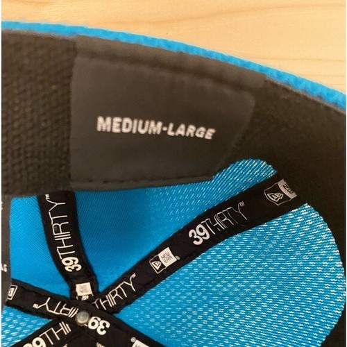 CAROLINA PANTHERS New Era 39THIRTY Official Team Logo NFL Stretch Fit Hat - Picture 7 of 9