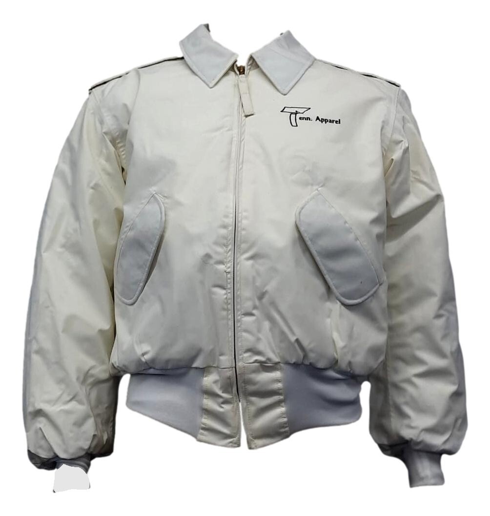 GI Military Security Police Winter Jacket White Size X-Large