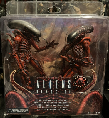 Neca Aliens Genocide Doppelpack Xenomorph Warrior (rote Figur)