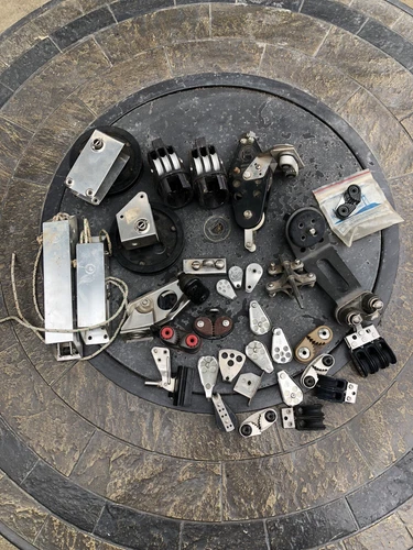 Vintage Assorted Hardware Parts Lot Sailing/boating /nautical/Harken Holt-Allen