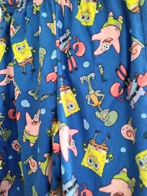 Nickelodeon Boy's size 8 Spongebob Fleece Pajama Pants blue Nickelodeon Boy's size 8 Spongebob Fleece Pajama Pants blue