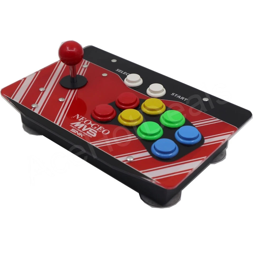 RAC-J500S 10 Buttons Arcade Joystick USB Wired Acrylic NEO GEO MVS Panel For PC - Image 4 of 4