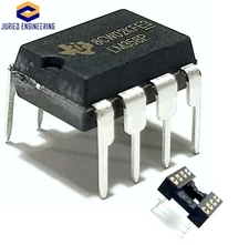 20PCS LM358P LM358 Dual Operational Amplifier and Machined Sockets DIP-8 IC