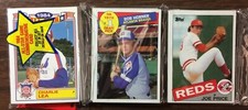 1985 TOPPS Rack Pack CHARLIE LEA, BOB HORNER, JOE PRICE, JOE NOLAN,  Showing