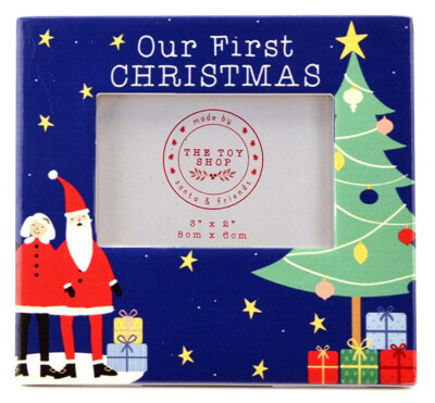 Weihnachtsbilderrahmen ''''Unser erstes Weihnachten'''' für 3'''' x 2'''' Instax Mini (UK Lagerbestand)