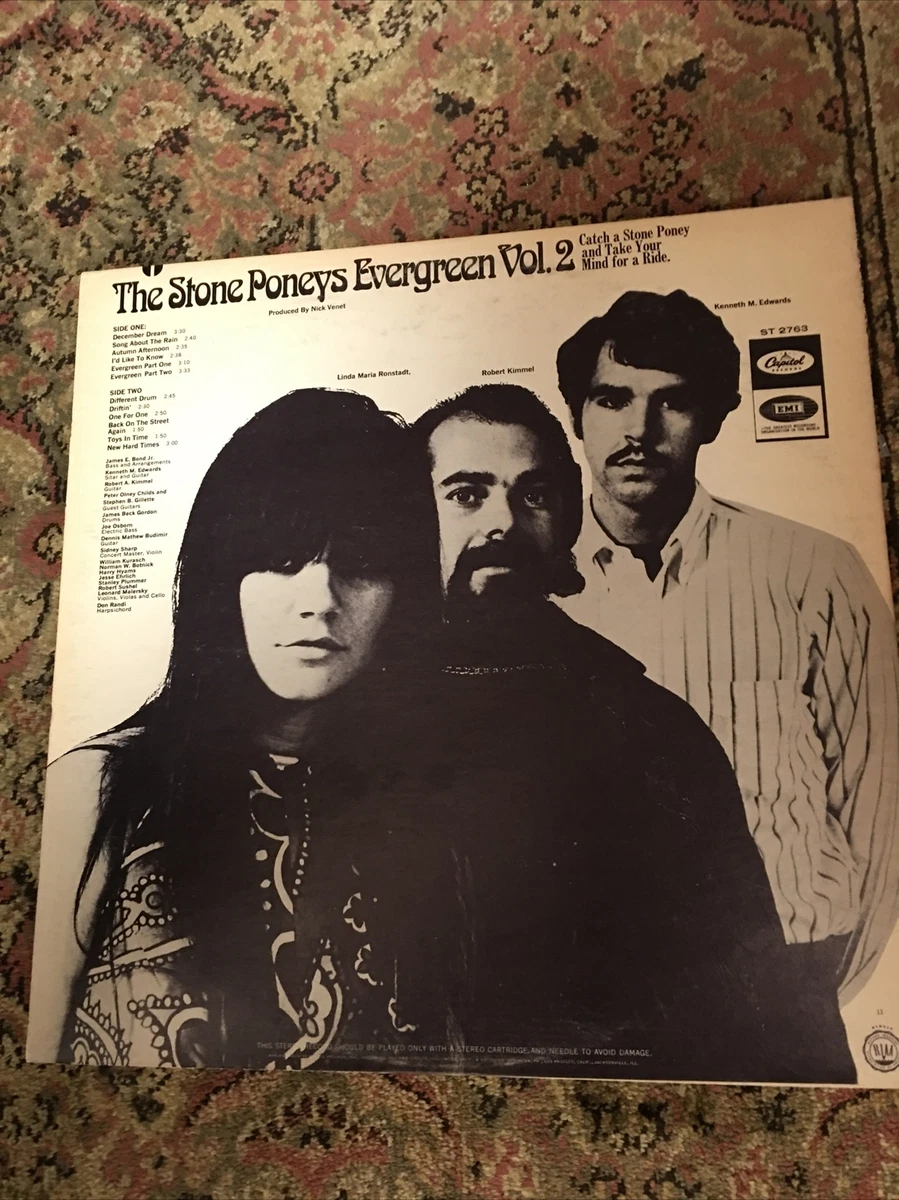 THE STONE PONEYS/LINDA RONSTADTEVERGREEN VOL. 2CAPITOL ST 2763RECORD